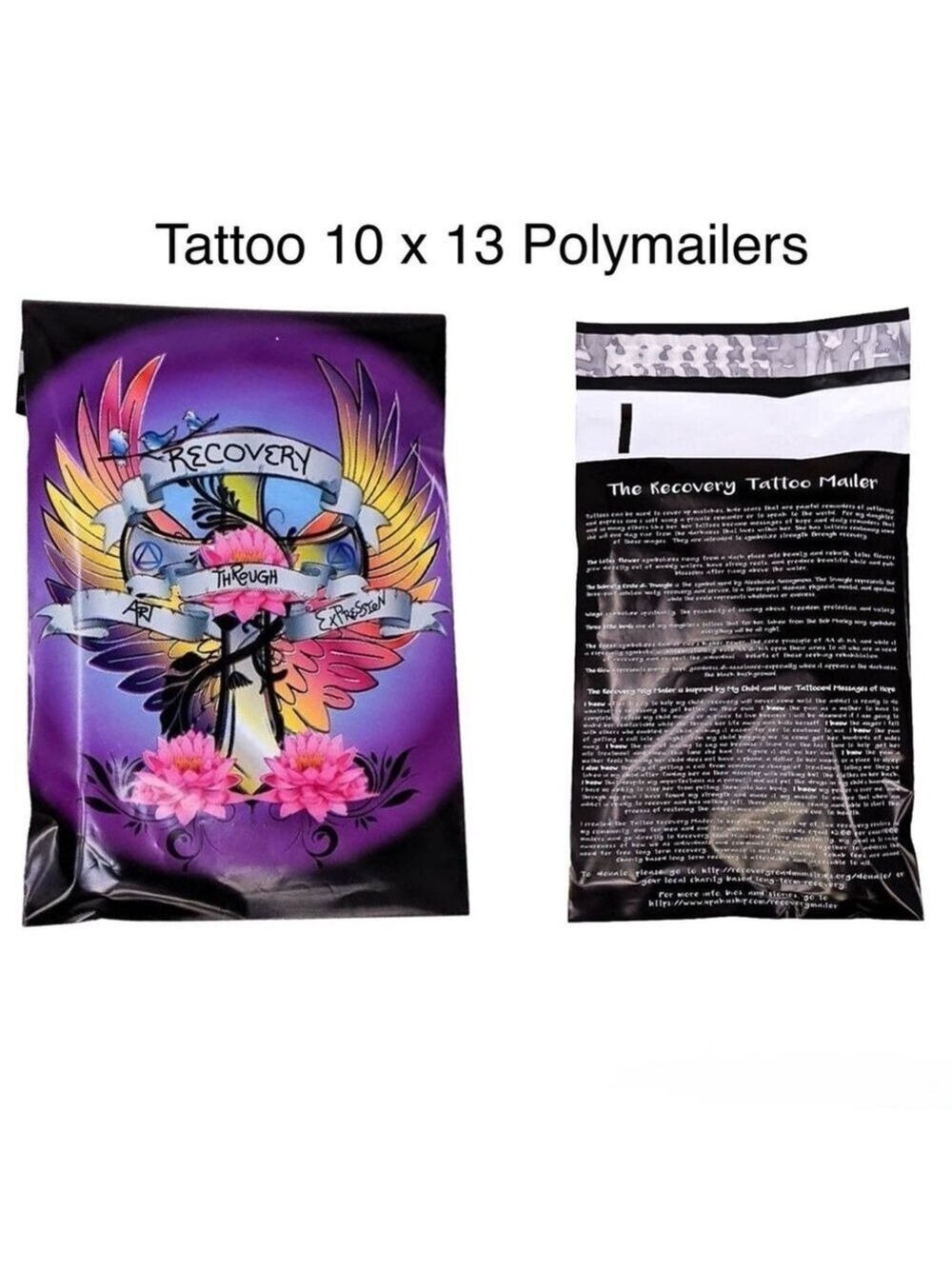 NEW Tattoo Recovery Poly Mailers – Pack of 10
